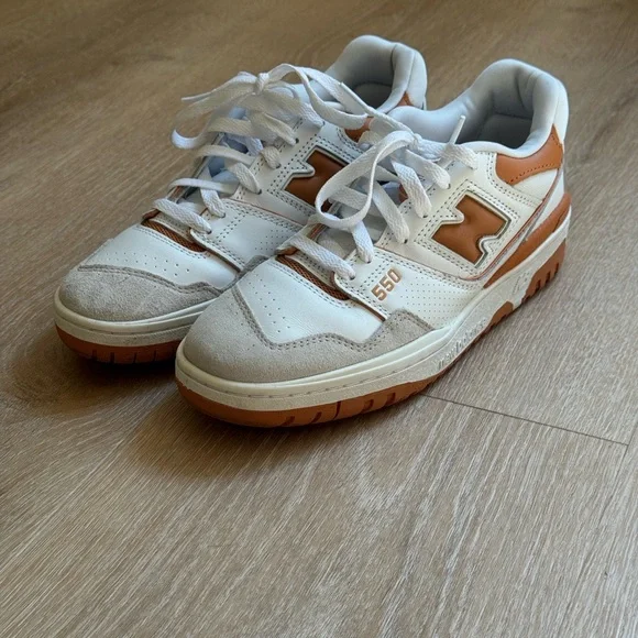 BRAND NEW New Balance 550 Burnt Orange Sneakers - Picture 3 of 6